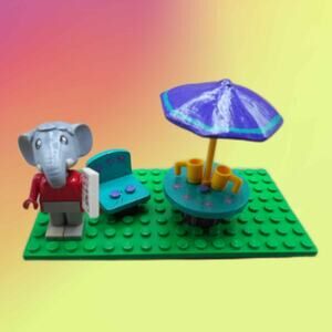 LEGO Fabuland 3601 Elton Elephant #2 Vintage 1981 Custom Paint READ